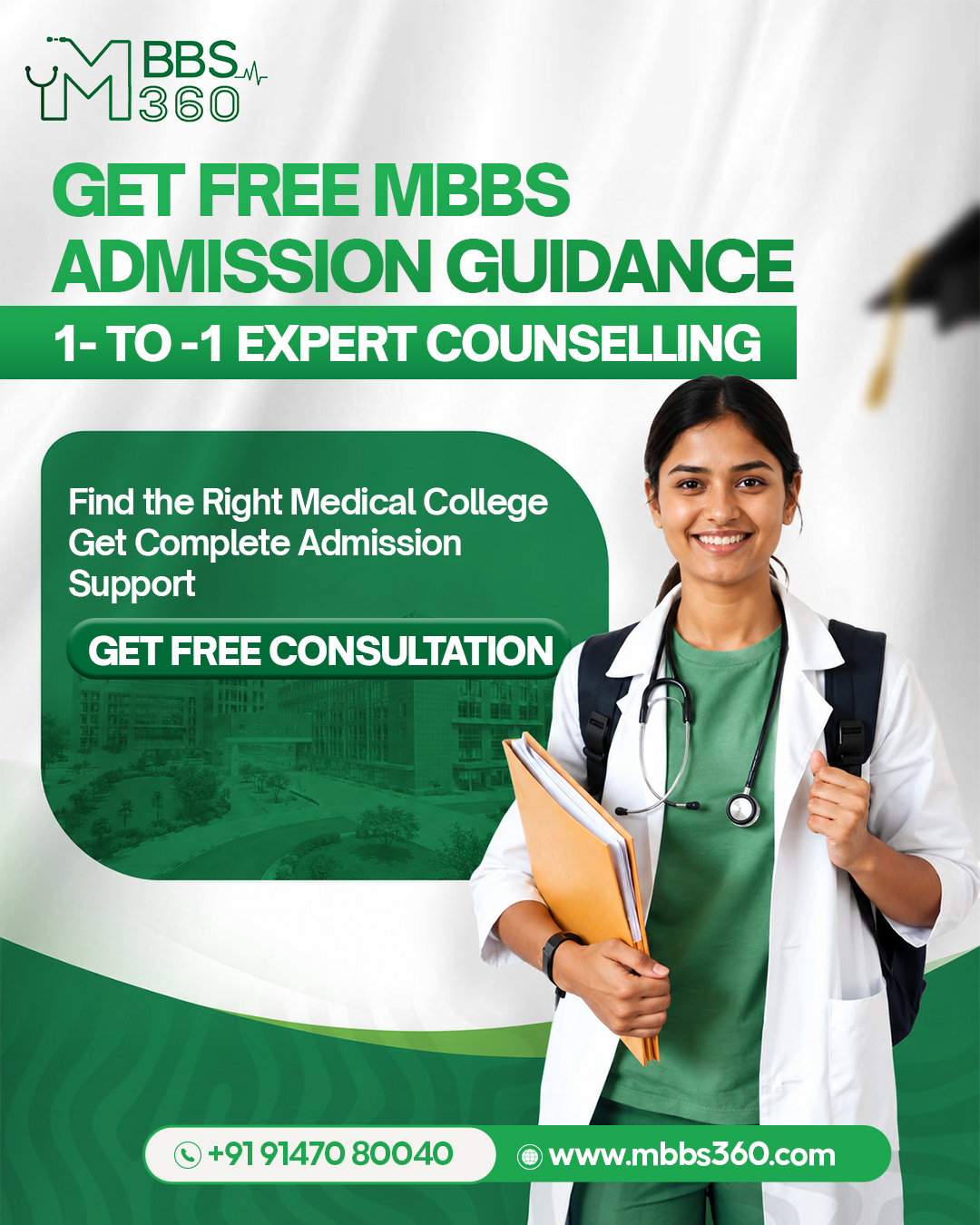 MBBS admission campaign showcasing performance marketing services in Chennai expert in generating leads through expert counselling and admission guidance