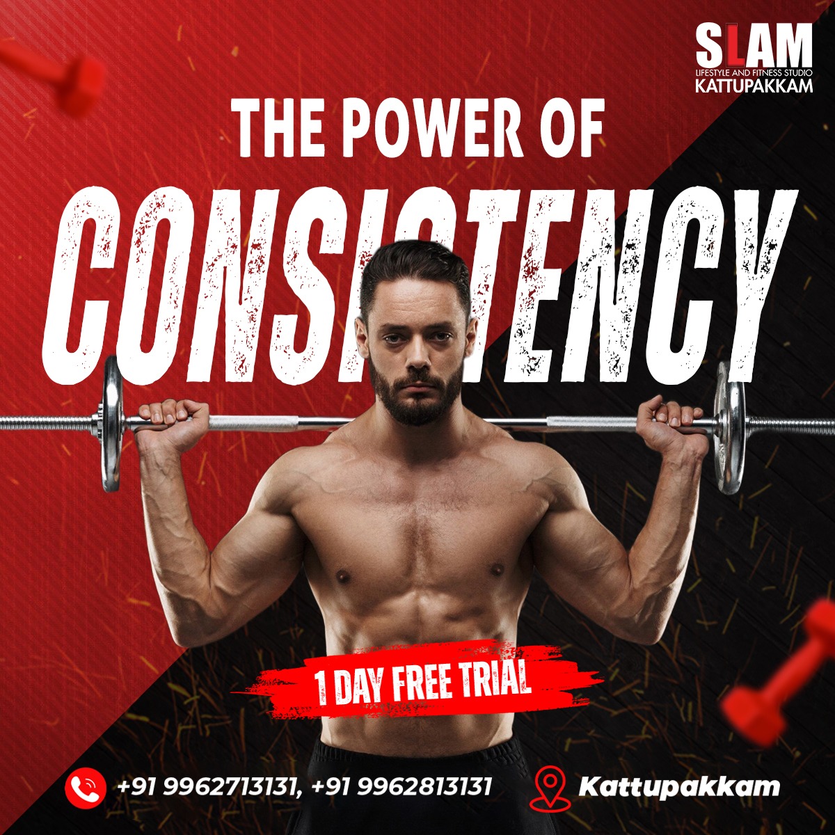 Digital Marketing Case Study for SLAM Fitness Kattupakkam