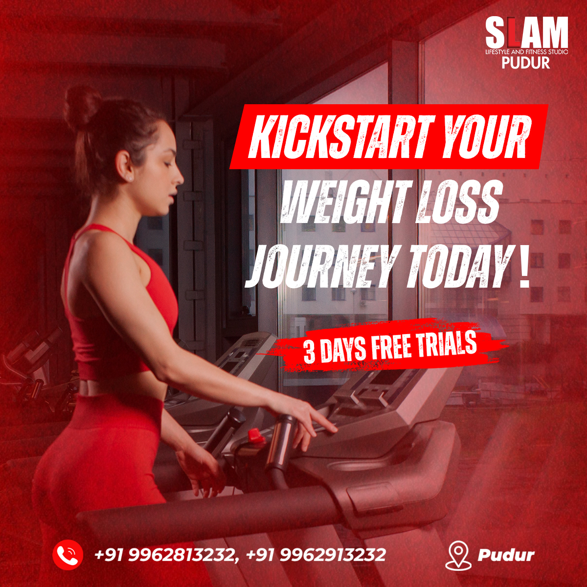 Digital Marketing Case Study for SLAM Fitness Pudur